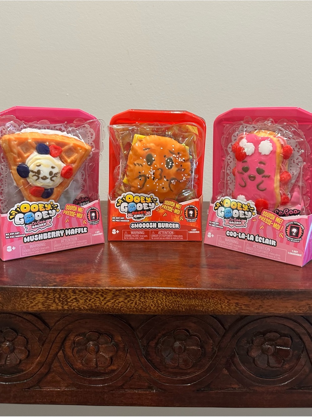Ooey Gooey Squishies set of 3 NEW